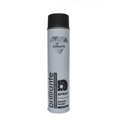 Branduri - Vopsea Spray Brilliante pentru Jante Negru Satin 600 ml