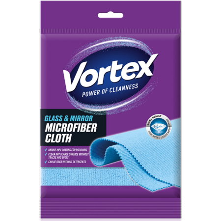 Lavete (Accesorii echipamente de curatat) - VORTEX Laveta din microfibra pentru sticla si oglinzi