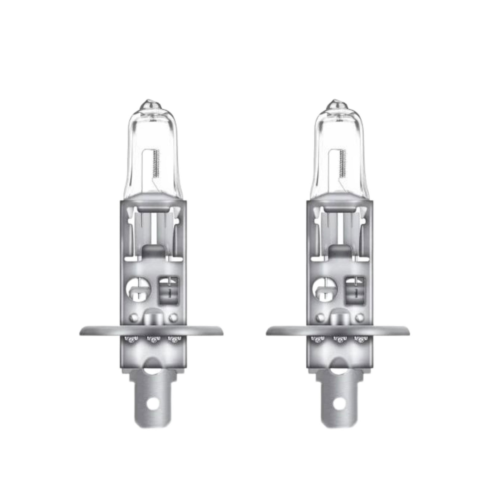 Pachet 2 Becuri 12V H1 55 W NIGHT BREAKER SILVER +100% OSRAM