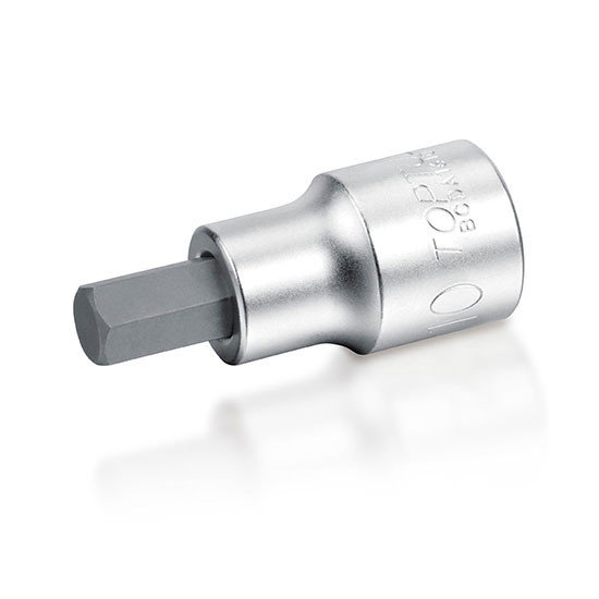 Capat cheie tubulara cu bit hexagonal 1 4 x 10 mm