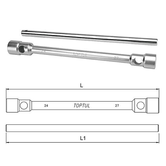Cheie tubulara roti camion 32 33 mm