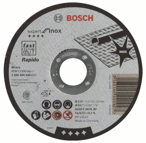Disc de taiere drept Expert for Inox - Rapido