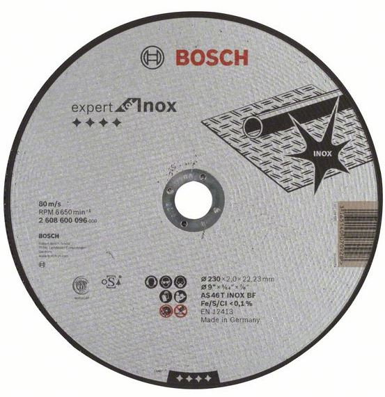 Disc de taiere drept Expert pentru Inox