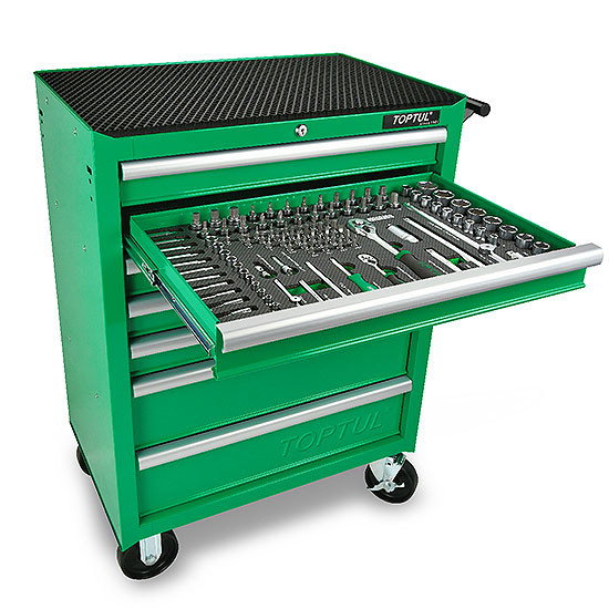 Dulap scule 7 sertare echipate 208 Piese