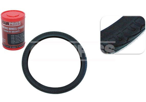 Husa Volan Silicon Negru 37-45 CM Model TIRE