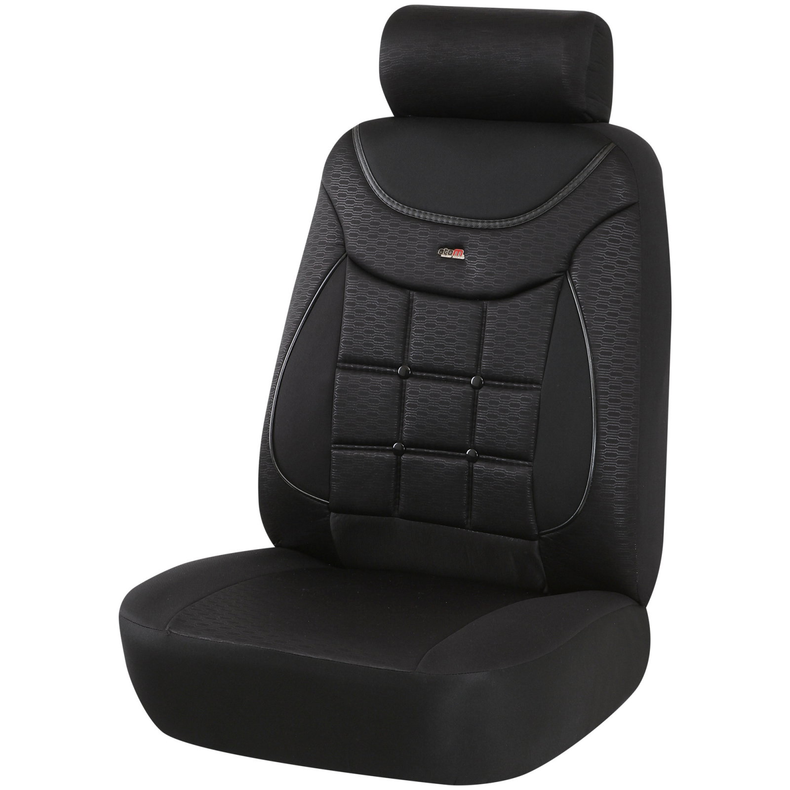 Huse scaun auto Negru Silver 606