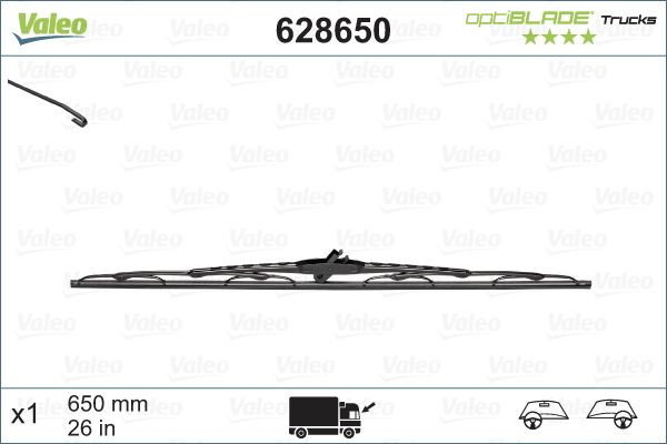 Lamela stergator 650 mm