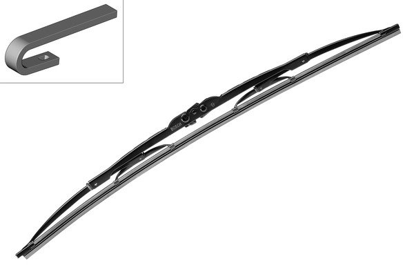 Lamela stergator arcuit fara spoiler Bosch 600 mm
