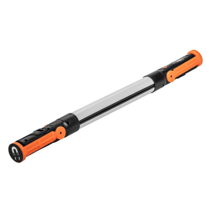 Lampa de atelier cu acumulator, 2x 3.7V Li-Ion, incarcator inclus, 2x350 lm, pliabila SMD