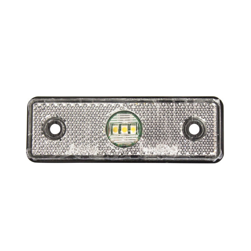 Lampa laterala alba cu Led 12 24V