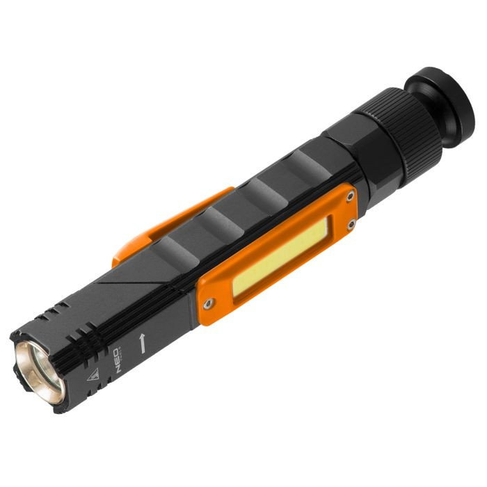 Lanterna reincarcabila USB, 3.7V Li-Ion, 300 lm 2 in 1 CREE XPE + COB, LED