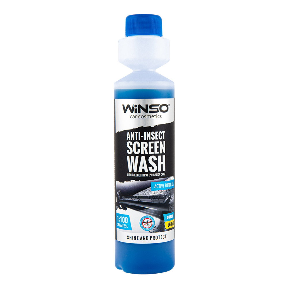 Lichid parbriz concentrat Winso Anti-Insect Ocean 250 ml 1:100