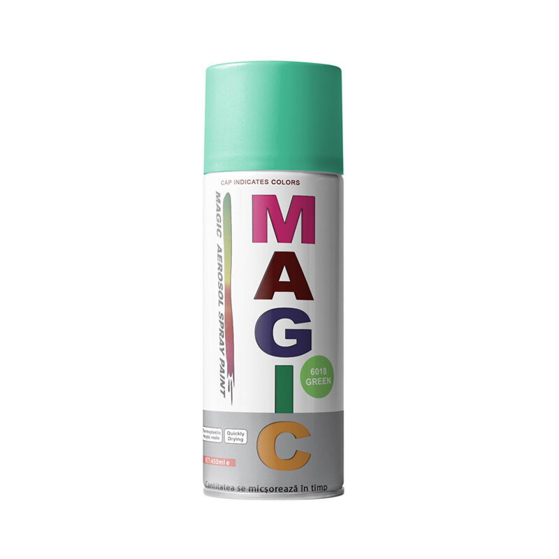 Magic - Vopsea spray Verde 6018 450 ml