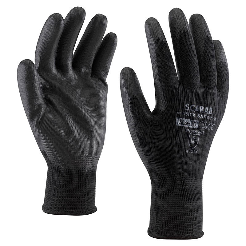 Manusi poliester,imersate partial in PU Set 2 buc