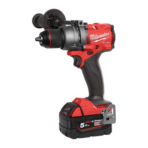 Masina de gaurit cu percutie Milwaukee M18 FPD3-502X FUELtm , cuplu de 158 Nm, 2 acumulatori M18 B5, 1 incarcator M12-18FC, in cutie HD