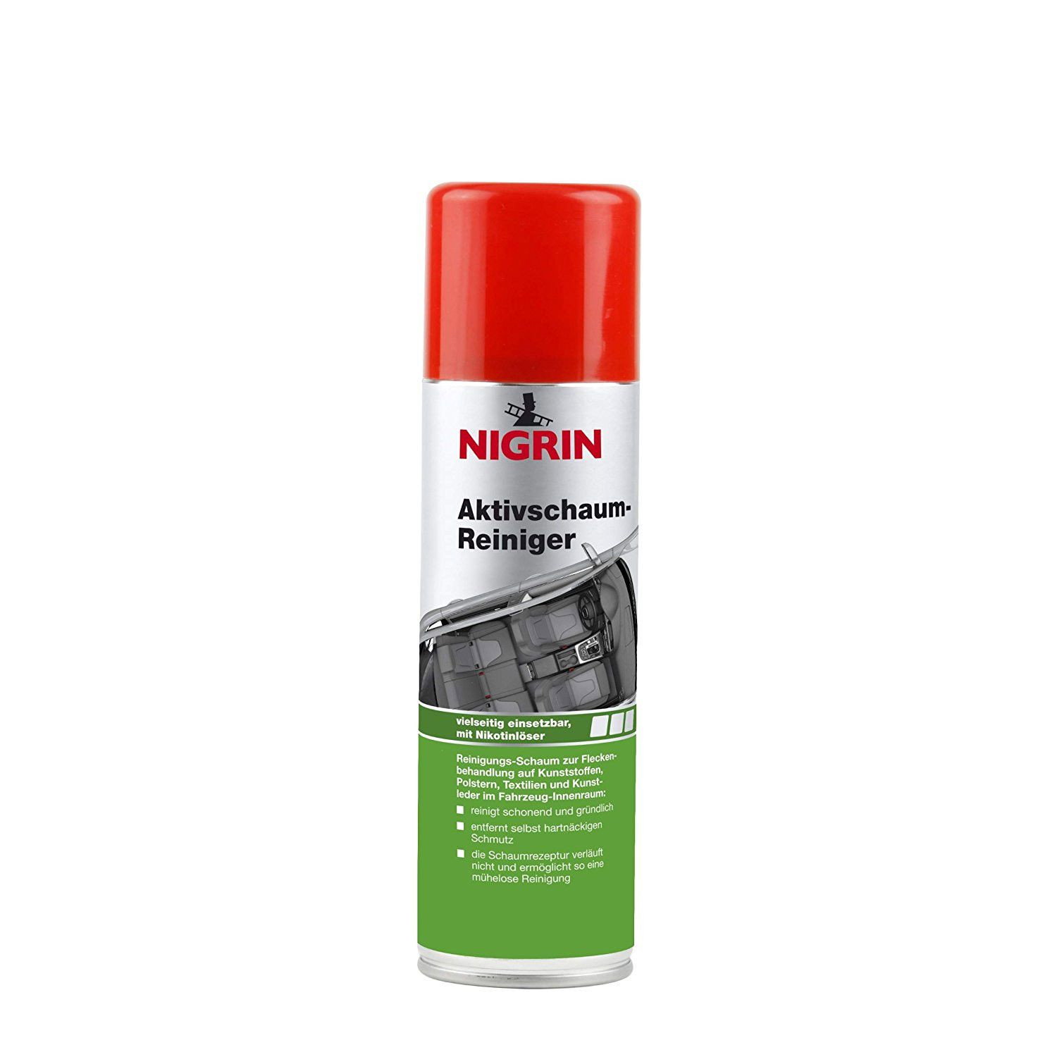 NIGRIN Spray universal pentru curatare tapiterie cu spuma activa 500 ml