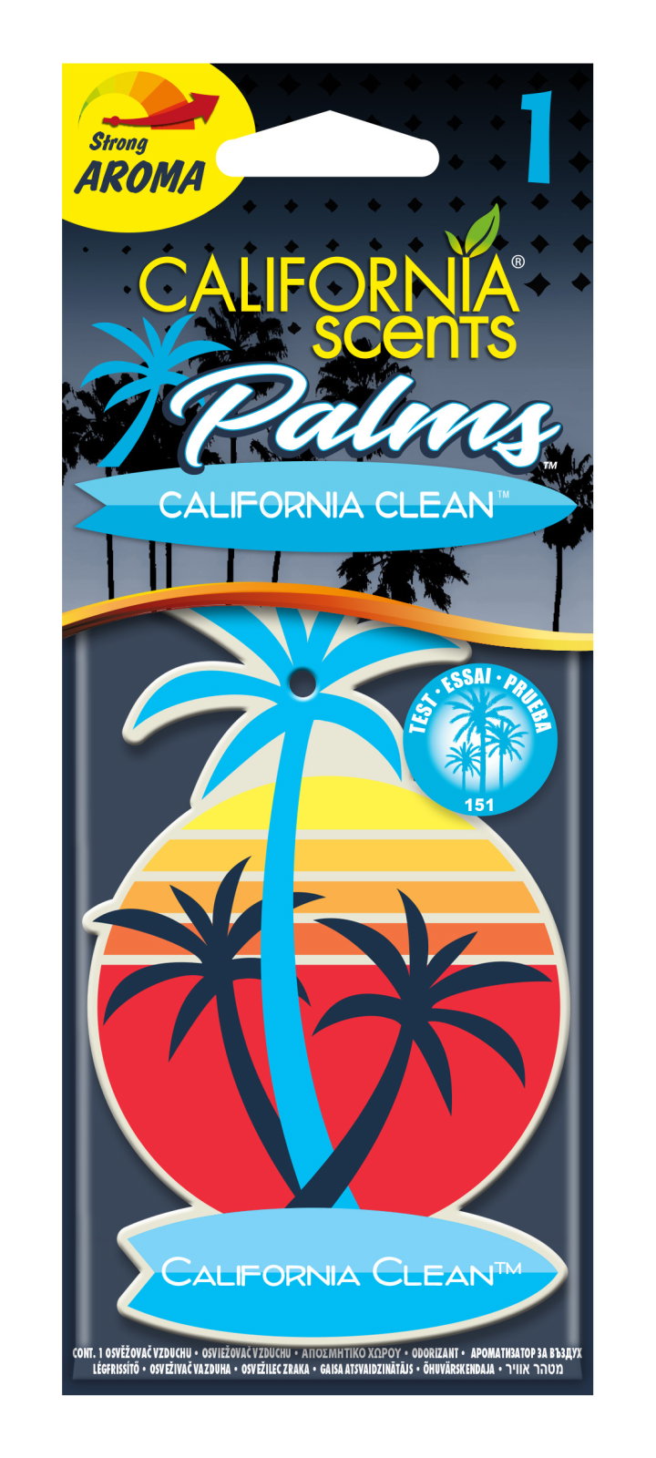 Odorizant auto California Scents Clean