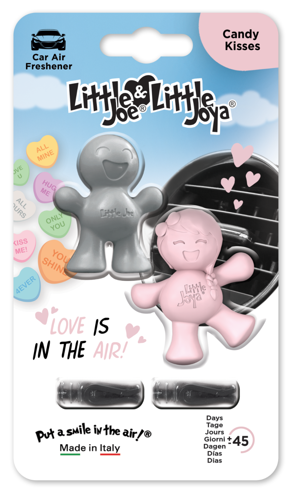 Odorizant auto Little Joe-Little Joya duopack Candy Kisses