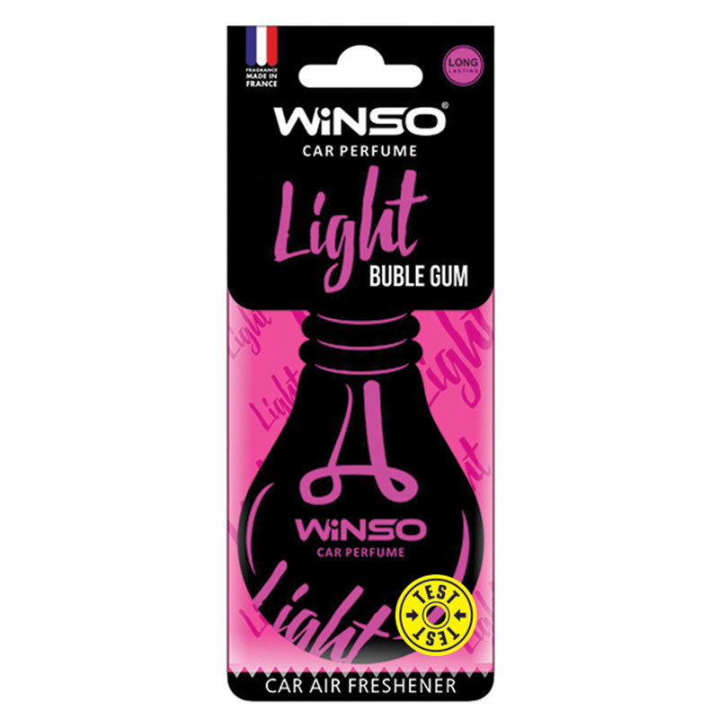 Odorizant auto Winso Light card Buble Gum
