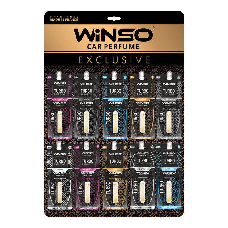 Odorizant Winso Exclusive Turbo 5 ml Mix Display (40 pcs. on display)