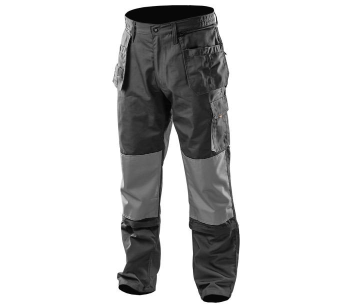 Pantaloni de lucru HD, marime L 54, cu buzunare si picioare detasabile