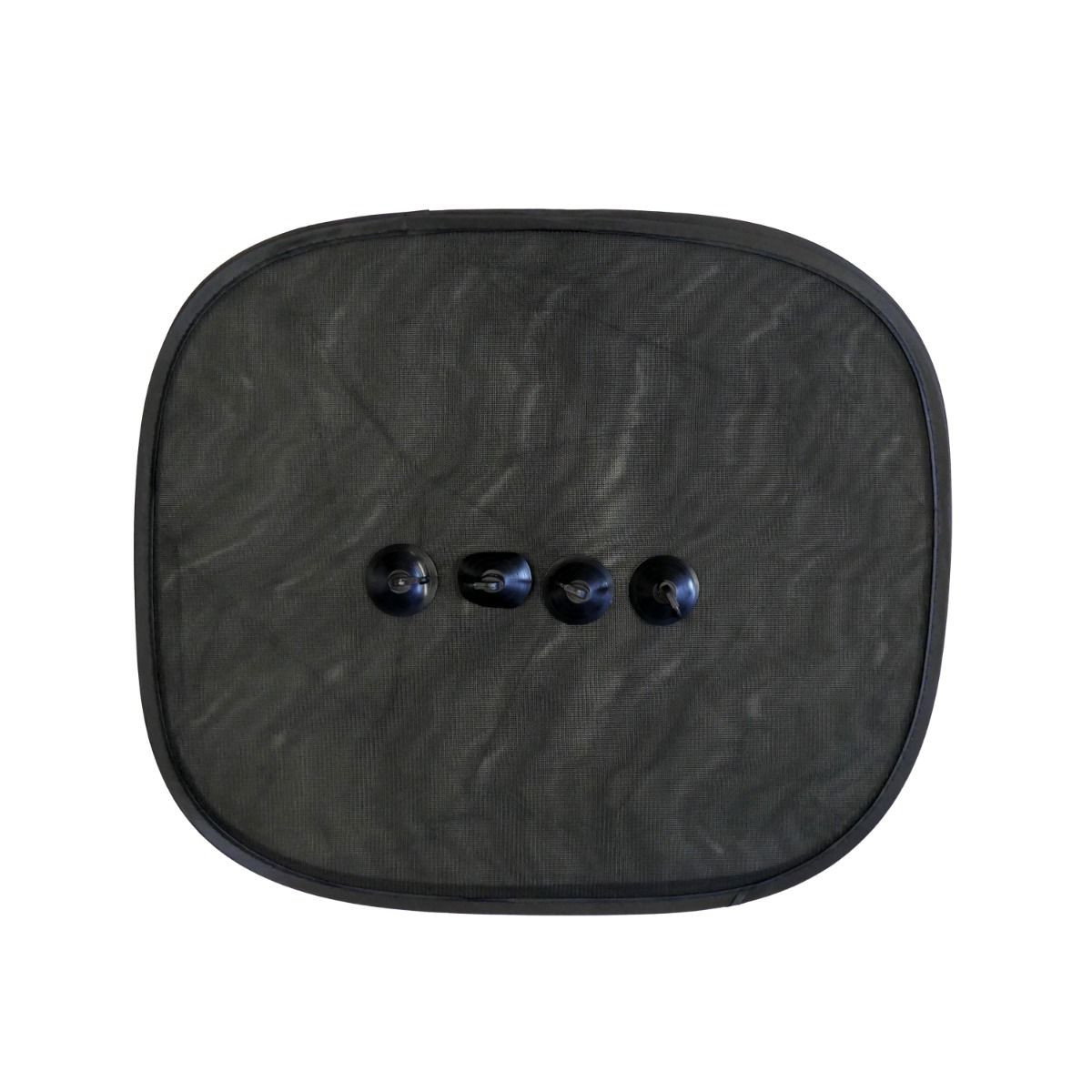 Parasolar lateral negru cu ventuze 44 38 cm (set 2 buc)