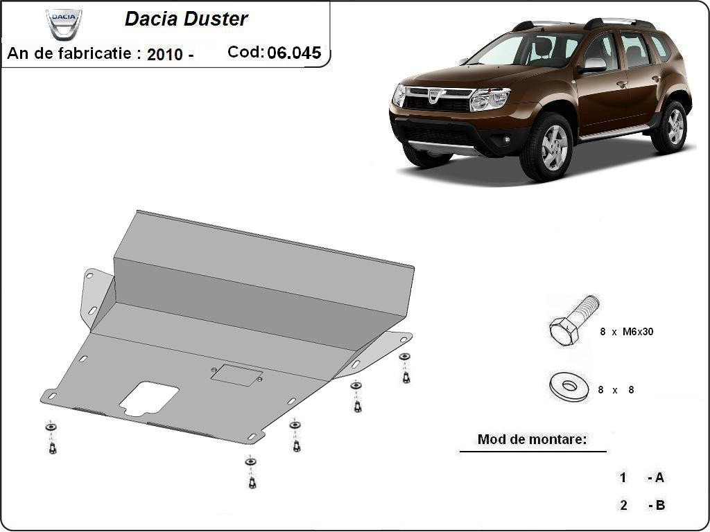 Scut metalic motor, cutie de viteza