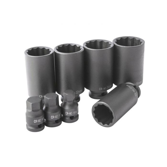 SET BIRTI SI TUBULARE DE IMPACT 1 2 (8 BUCATI)
