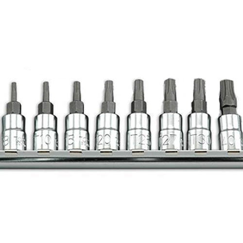 Set capete chei tubulare biti torx pentagonal 1 4