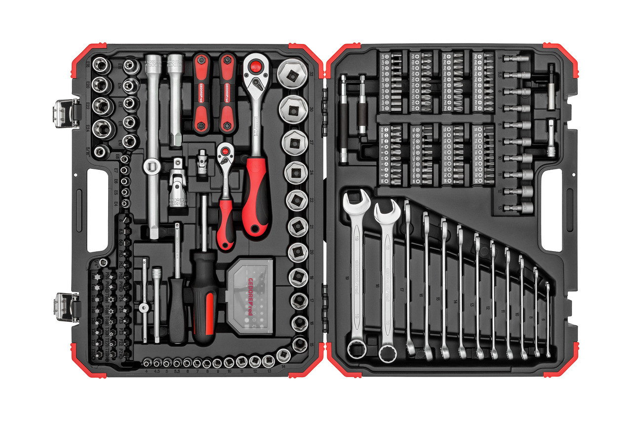 Set chei tubulare 1 4 + 1 2 , 232 buc
