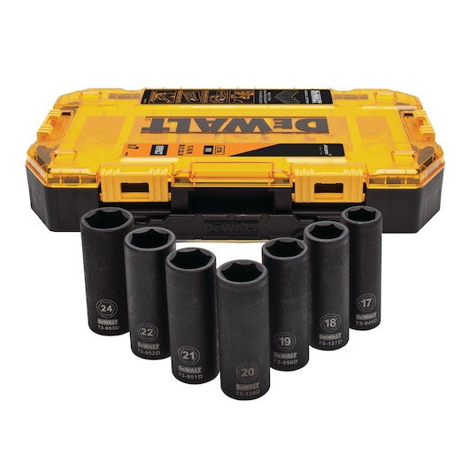 Set de tubulare1 2 17-24MM pentru impact DEWALTr x McLaren F1 Team Editie Speciala
