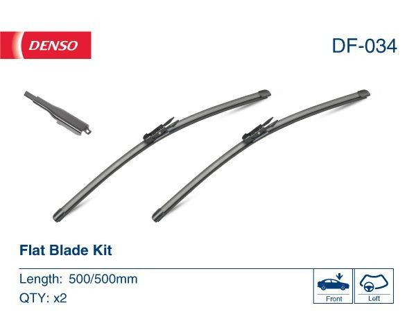 Set Lamela stergator Denso Flat 500 500 mm