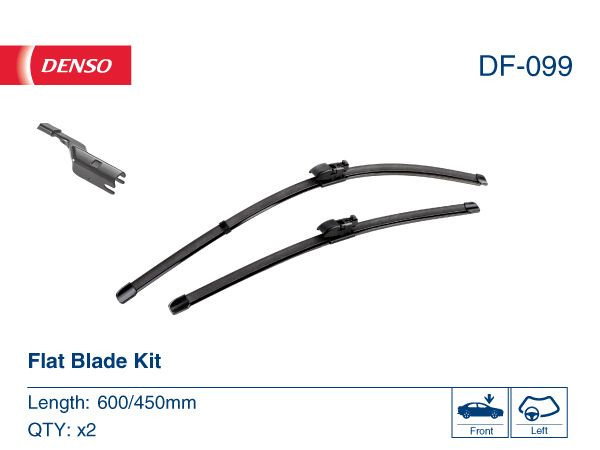 Set Lamela stergator Denso Flat 600 450 mm
