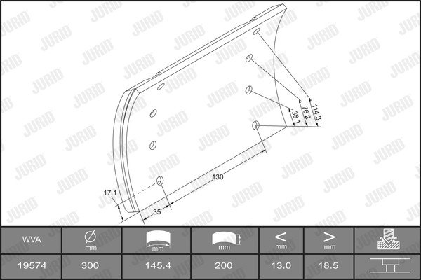 Set saboti frana Jurid