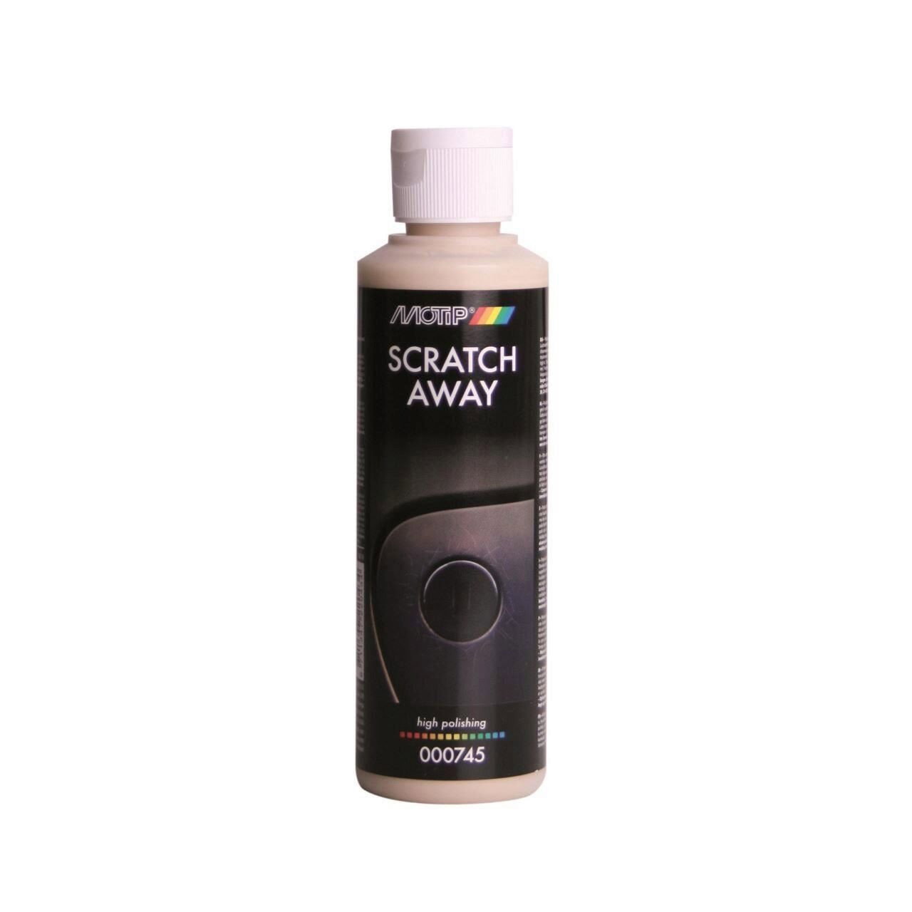 Solutie pentru indepartarea zgarieturilor superficiale Motip Scratch Away, 250ml