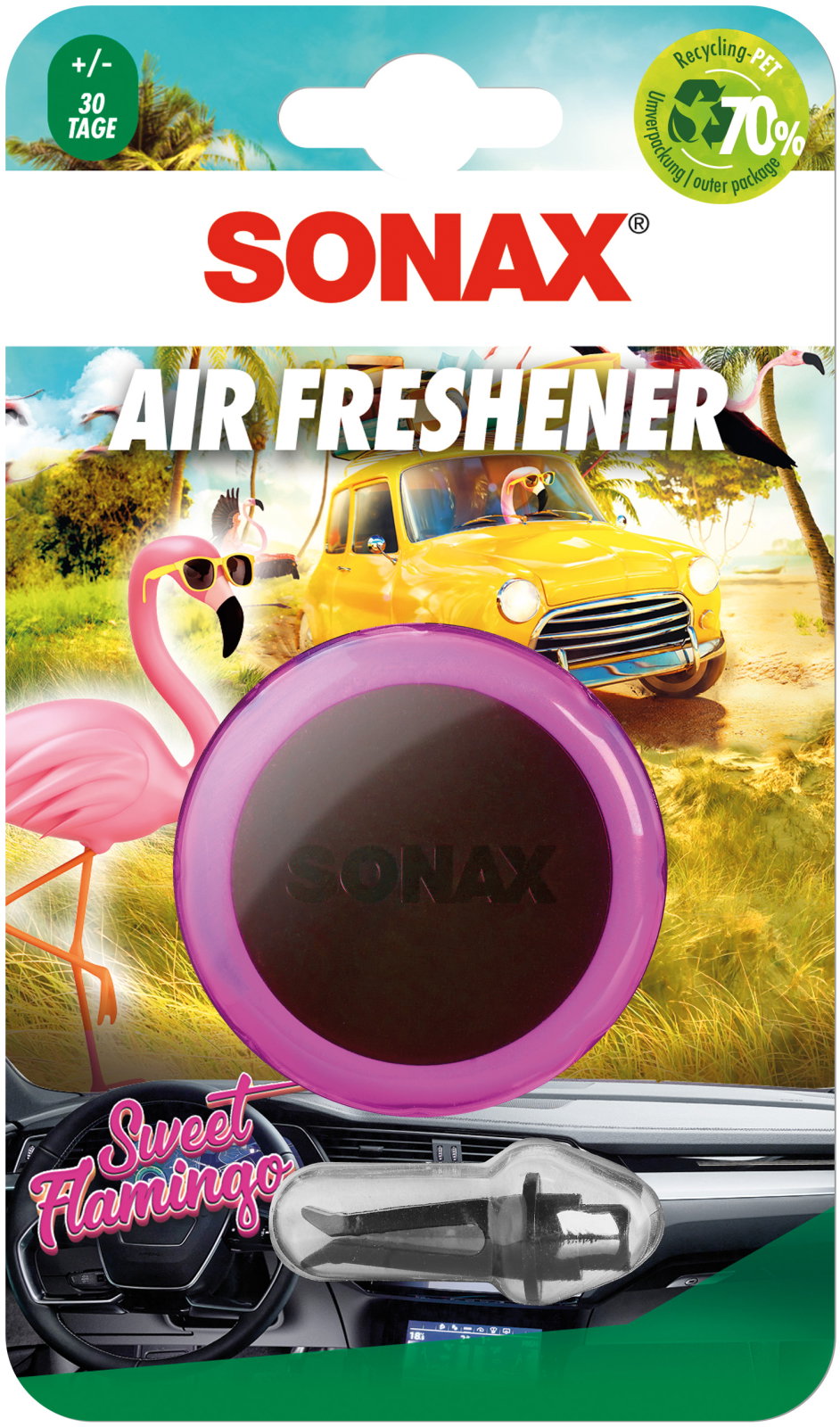 SONAX Odorizant auto grila aerisire Sweet Flamingo