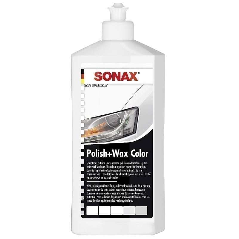 SONAX PolishandWax NanoPro pentru culoarea alba 250 ml, cod 296041