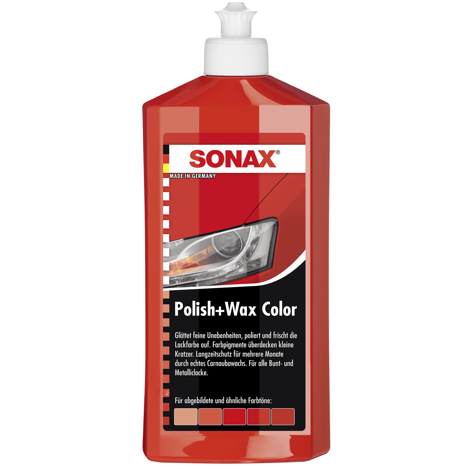 SONAXr PolishandWax NanoPro, pentru vopsea rosie, cod 296400