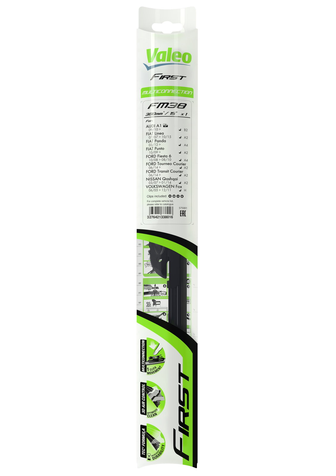 Stergator Valeo First Multiconnection 380 mm