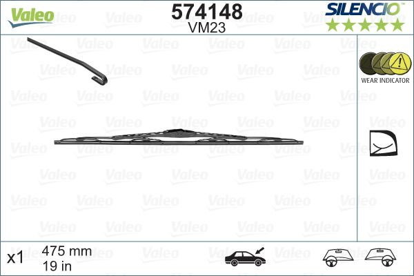 Stergator Valeo Silencio Performance 475mm