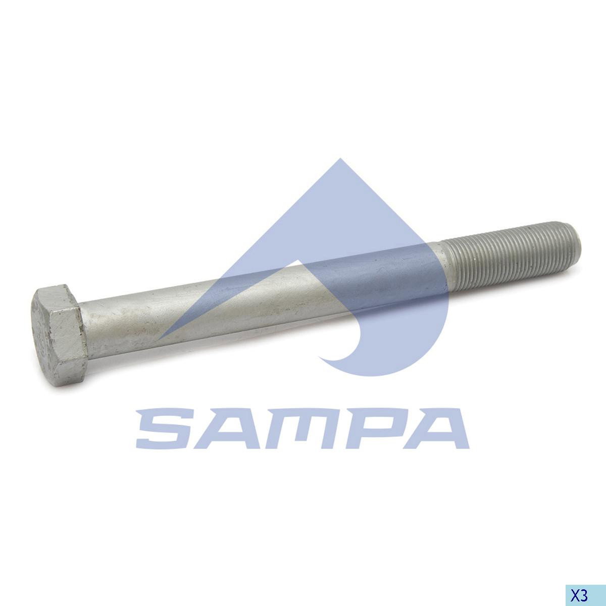 Surub arc vagon M24x2 Lungime 250 mm