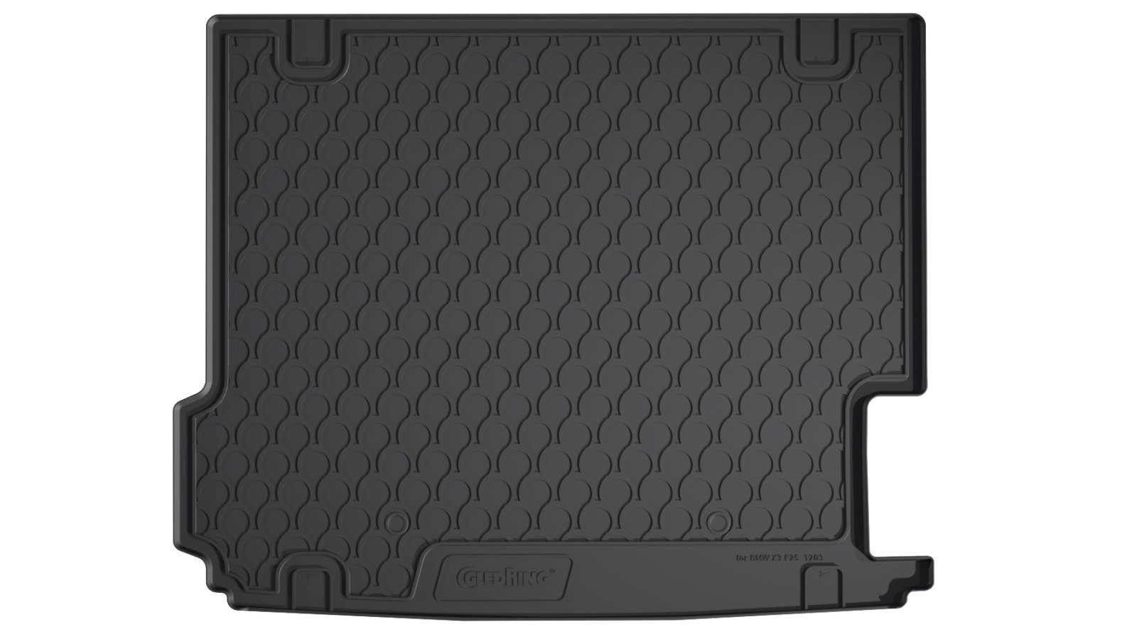 Tavita portbagaj Bmw X3 F25, 2010 - prezent, din cauciuc