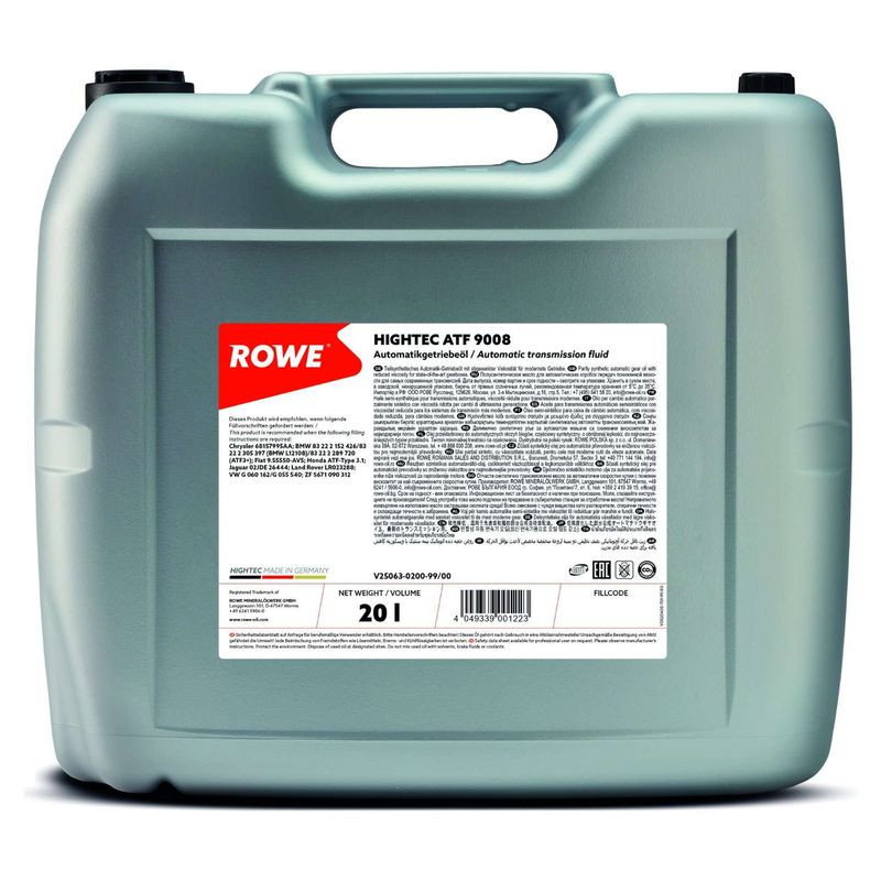 ULEI CUTIE AUTOMATA ROWE HIGHTEC ATF 9008 20L