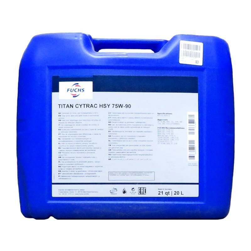 Ulei cutie Fuchs Titan Cytrac HSY 75W90 20L