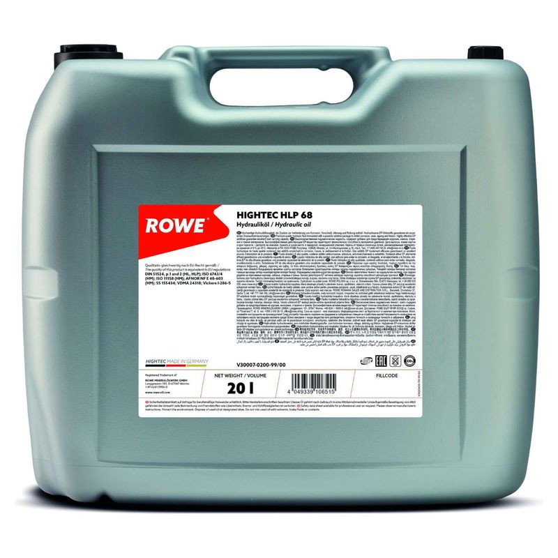 ULEI HIDRAULIC ROWE HIGHTEC HLP 68 20L