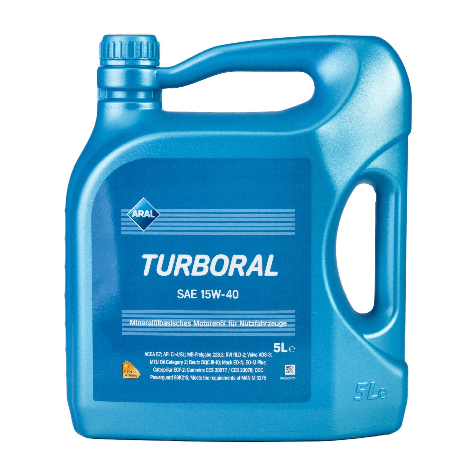 Ulei motor Aral Turboral 15W40 5L