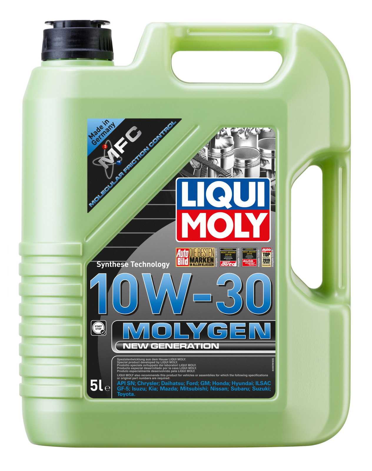Ulei motor Liqui Moly Molygen New Generation 10W30 (9978) 5L