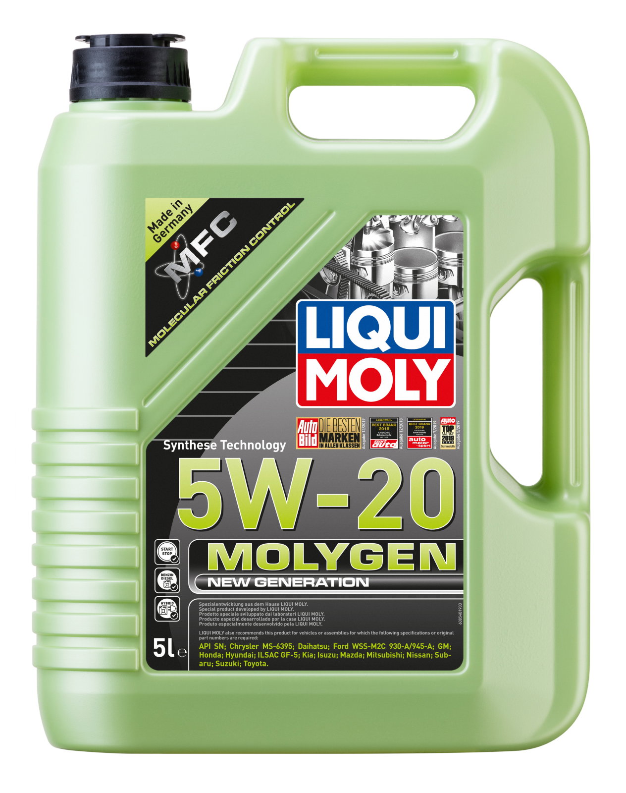 Ulei motor Liqui Moly Molygen New Generation 5W20 (8540) 5L