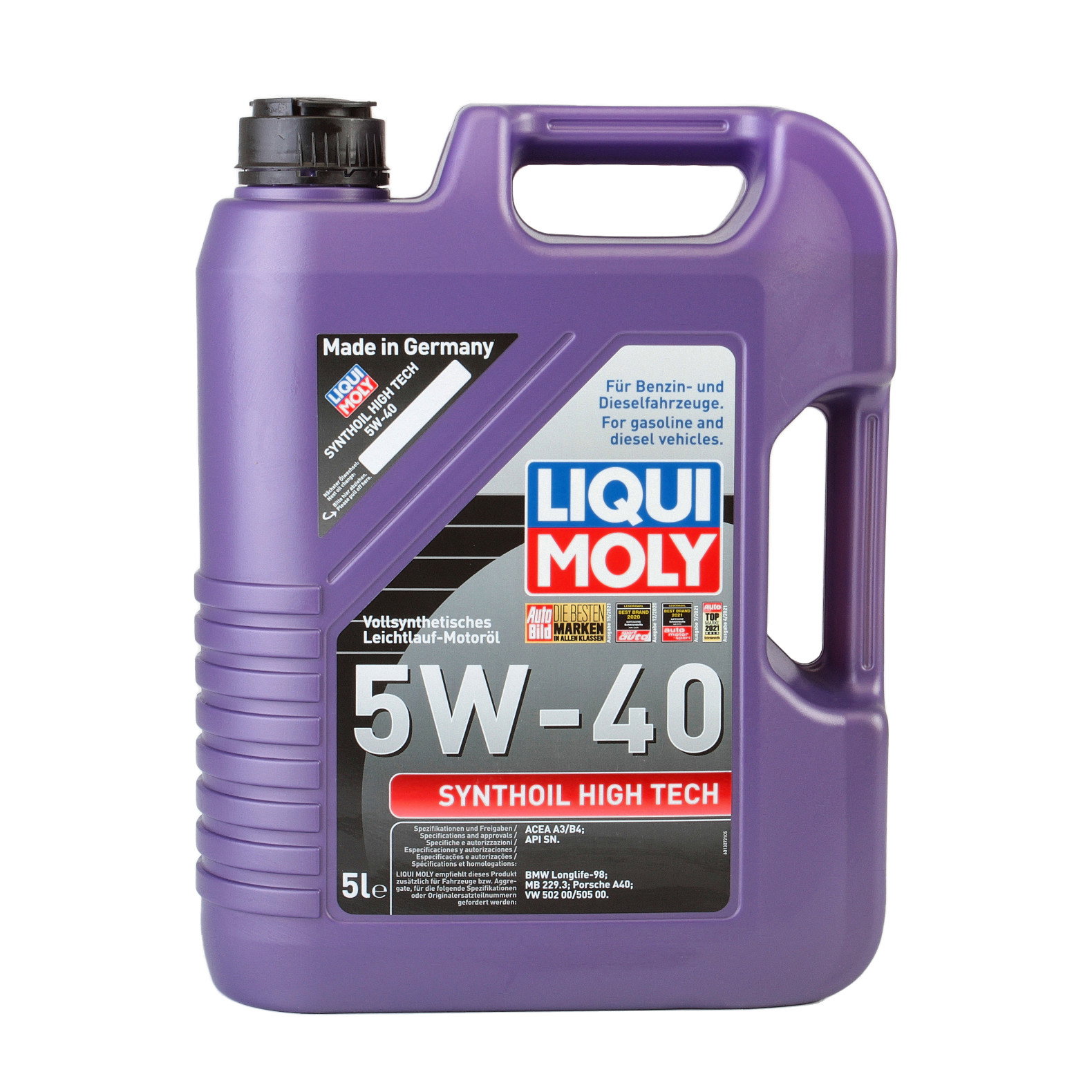 Ulei motor Liqui Moly Synthoil High Tech 5W40 (3701) (1307) (1856) 5L