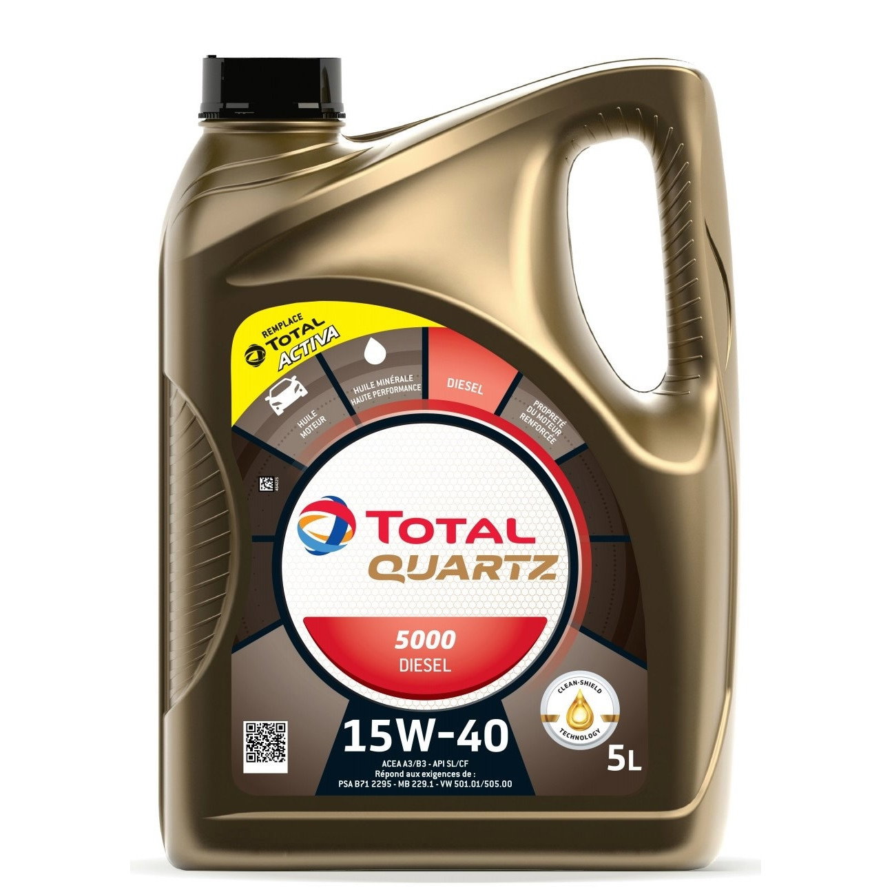 Ulei motor Total Quartz 5000 15W40 5L